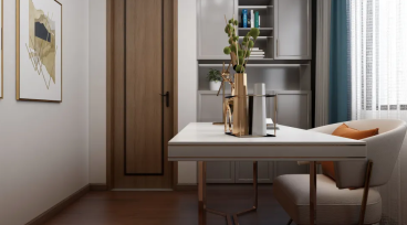 大华·锦绣海岸简美书房效果图